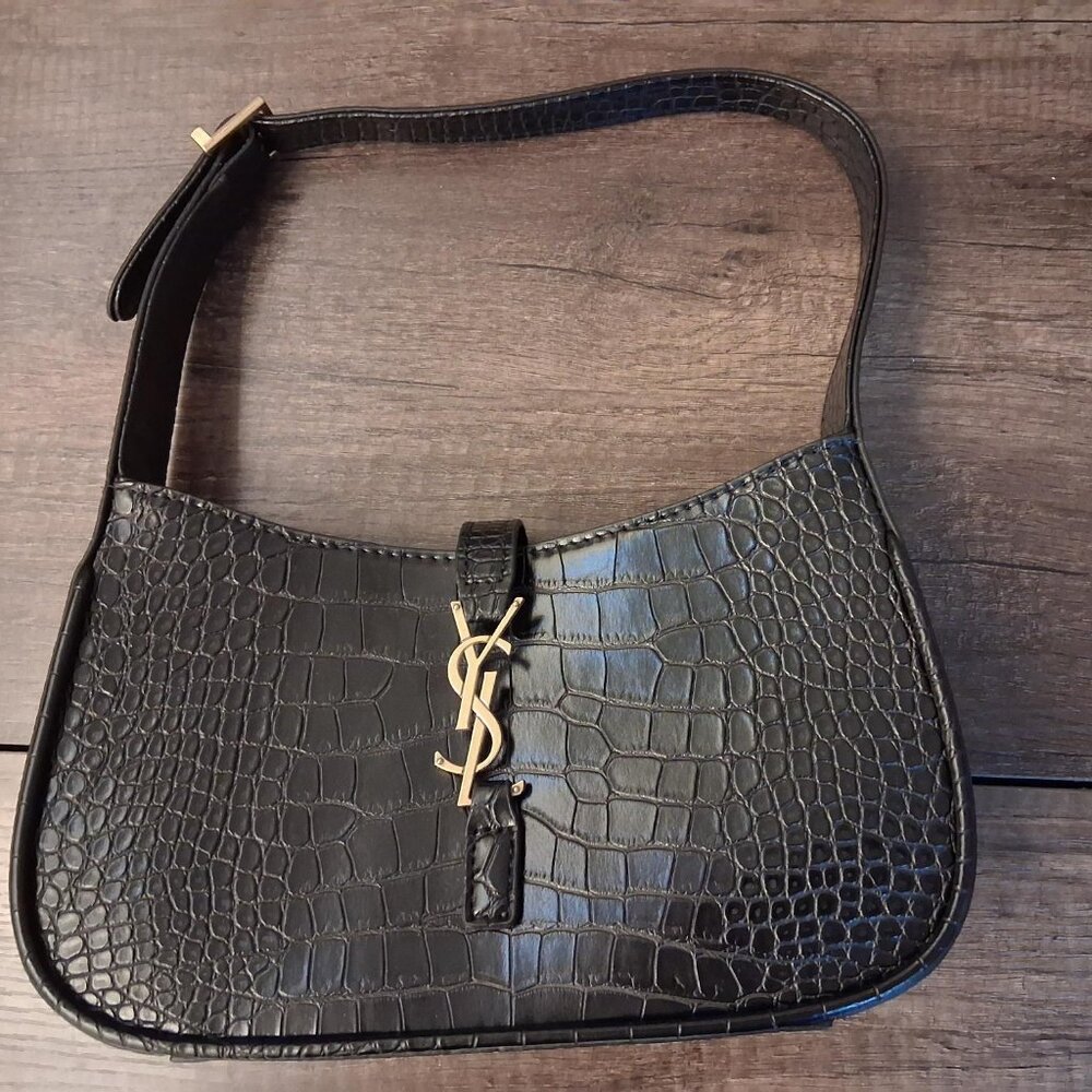 YSL mock croc bag